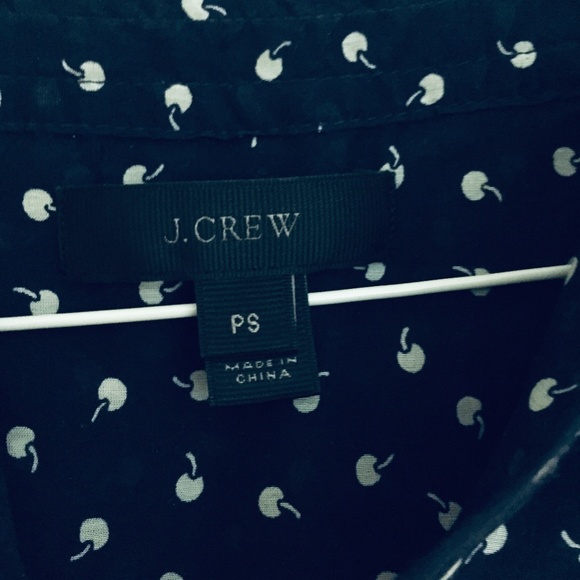 NWOT JCrew 🍒 Silk Blend Voile Popover - Picture 3 of 5